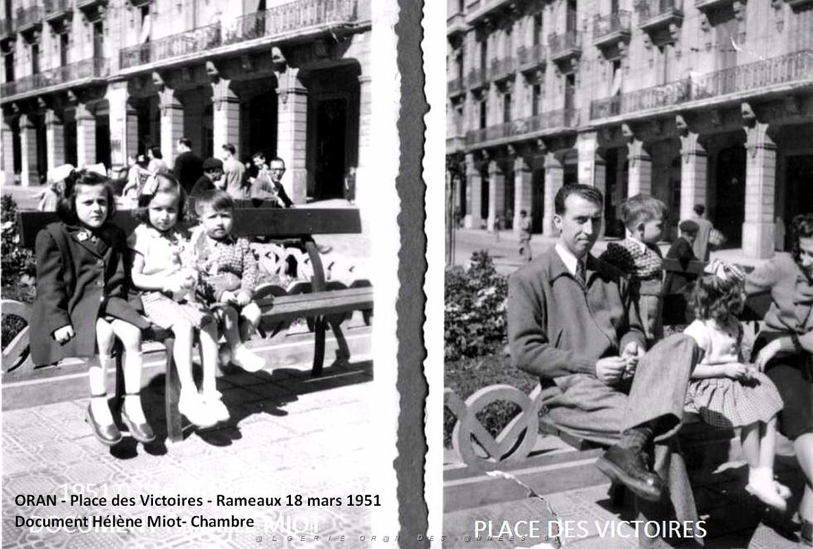 Oran- SDV- 7056- 1951 03 18 RAMEAUX PLACE DES VICTOIRES -.JPG